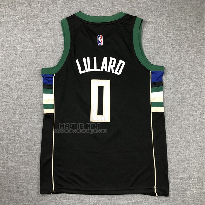 Maglia
 Damian Lillard NO 0 Bambino
 Milwaukee Bucks Statement 2018-19 Nero
